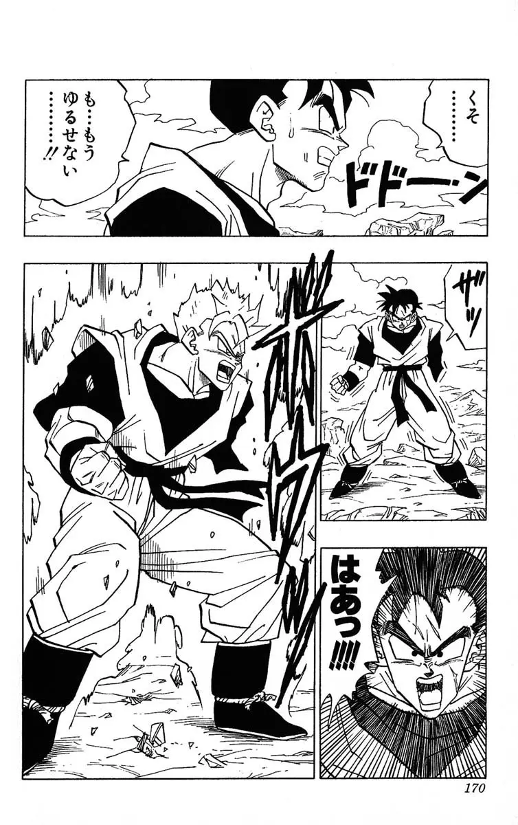 Chapitre 33 — Dragon Ball (Édition Japonaise) Vol. 33 — page 170