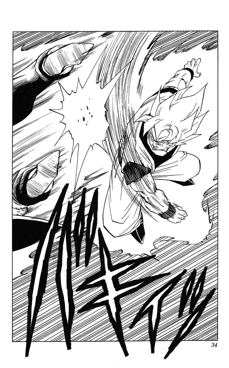 Chapitre 34 — Dragon Ball (Édition Japonaise) Vol. 34 — page 34