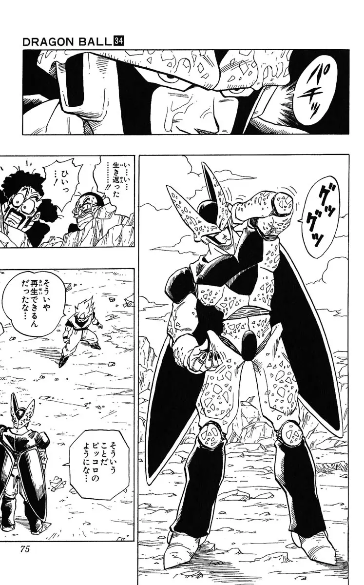 Chapitre 34 — Dragon Ball (Édition Japonaise) Vol. 34 — page 75