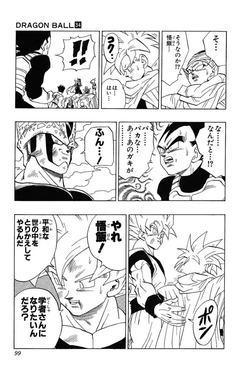 Chapitre 34 — Dragon Ball (Édition Japonaise) Vol. 34 — page 99