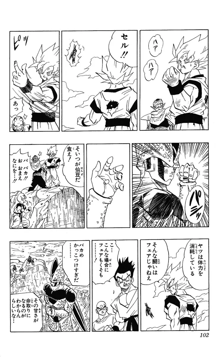Chapitre 34 — Dragon Ball (Édition Japonaise) Vol. 34 — page 102