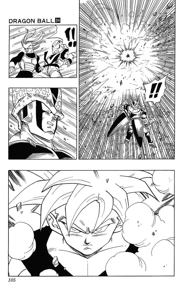 Chapitre 34 — Dragon Ball (Édition Japonaise) Vol. 34 — page 105