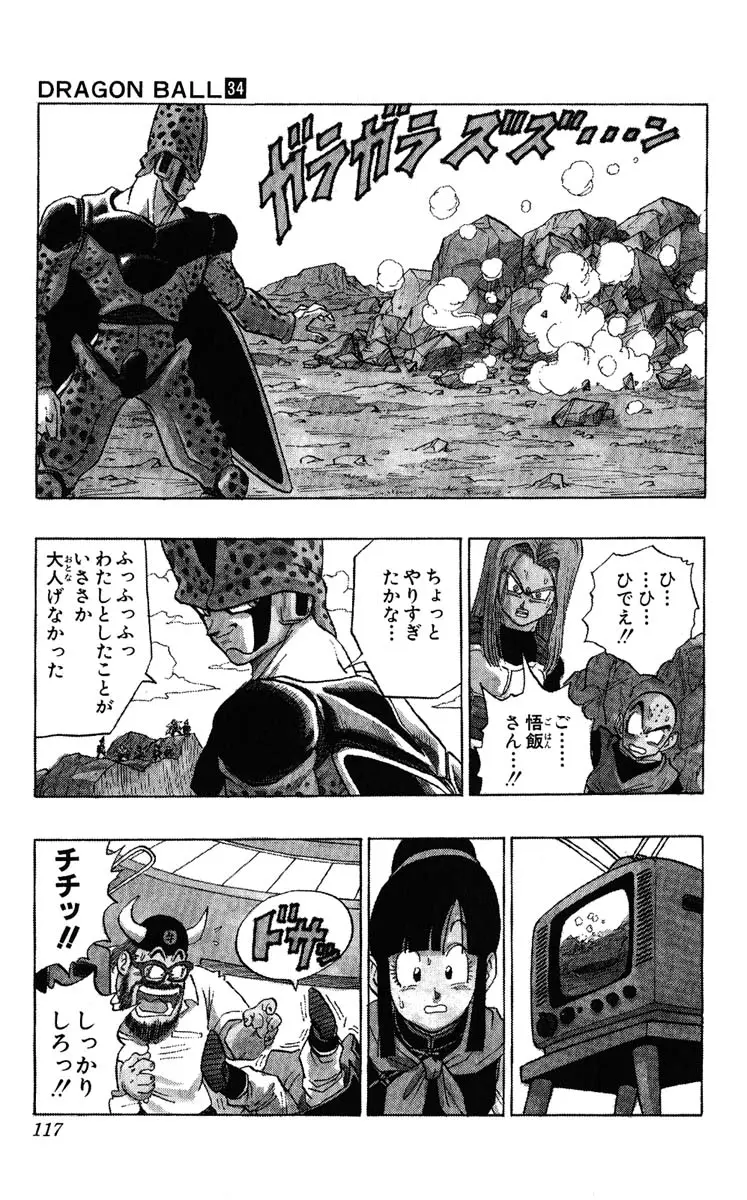 Chapitre 34 — Dragon Ball (Édition Japonaise) Vol. 34 — page 117