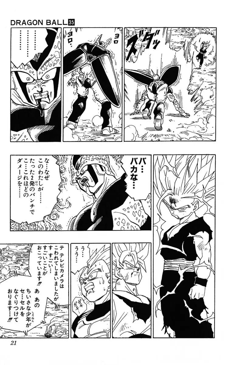 Chapitre 35 — Dragon Ball (Édition Japonaise) Vol. 35 — page 21