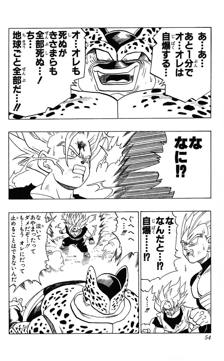 Chapitre 35 — Dragon Ball (Édition Japonaise) Vol. 35 — page 54
