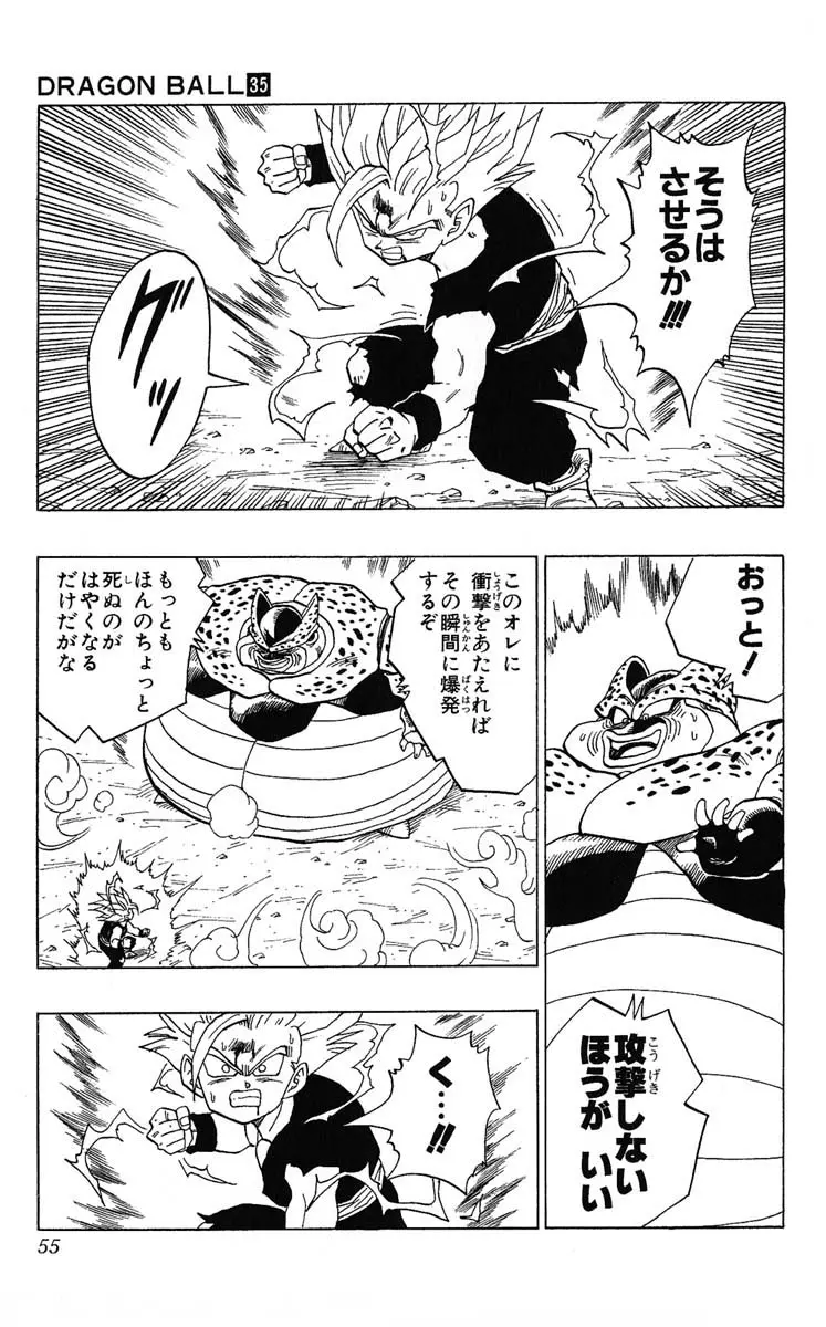 Chapitre 35 — Dragon Ball (Édition Japonaise) Vol. 35 — page 55