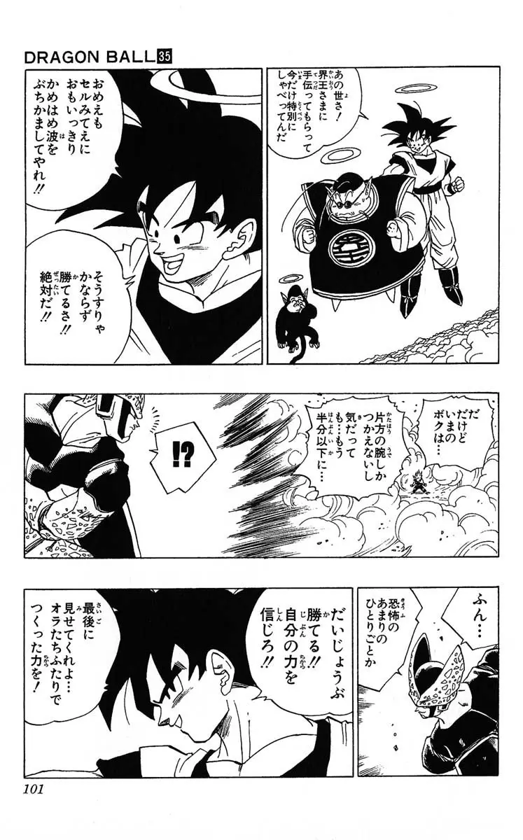 Chapitre 35 — Dragon Ball (Édition Japonaise) Vol. 35 — page 101