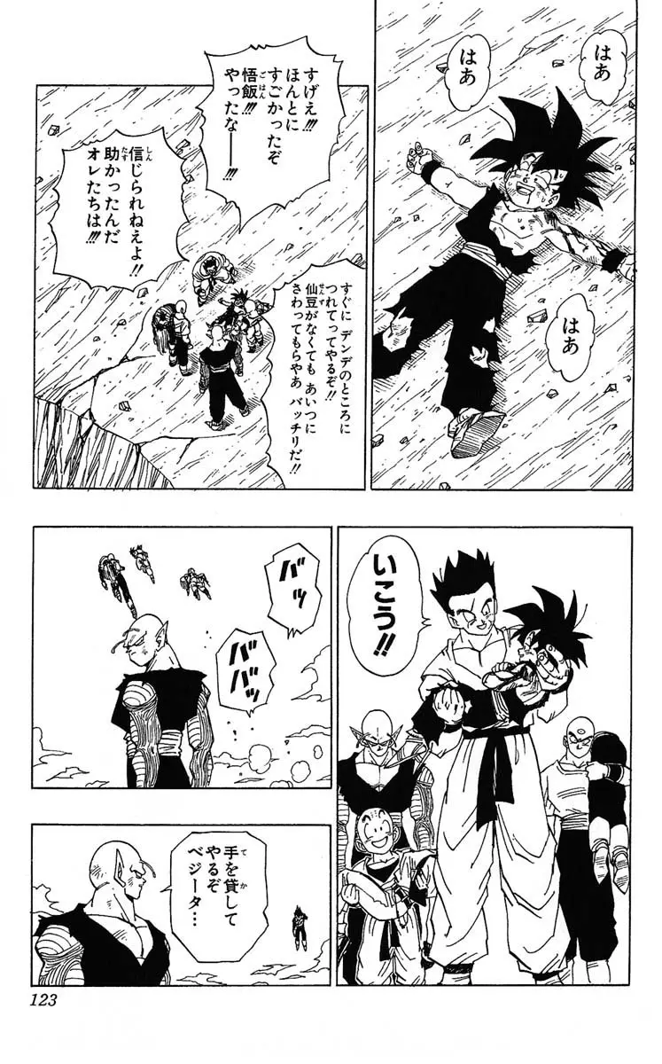 Chapitre 35 — Dragon Ball (Édition Japonaise) Vol. 35 — page 123