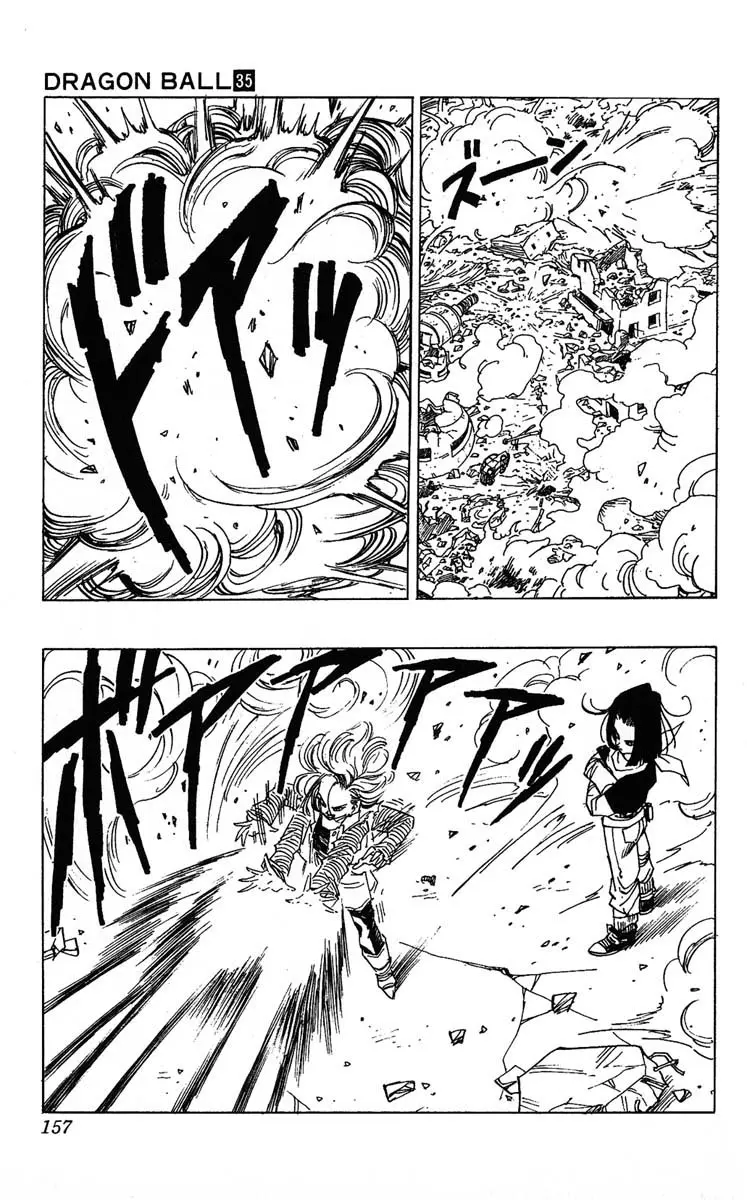 Chapitre 35 — Dragon Ball (Édition Japonaise) Vol. 35 — page 157