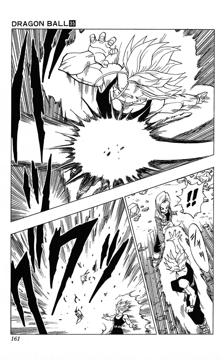 Chapitre 35 — Dragon Ball (Édition Japonaise) Vol. 35 — page 161