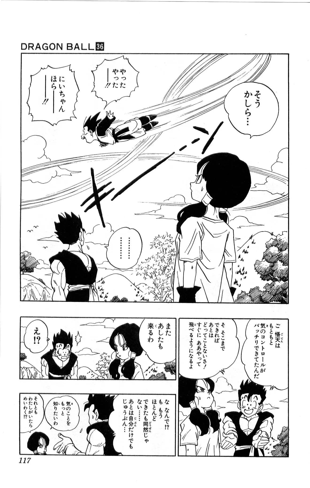 Chapitre 36 — Dragon Ball (Édition Japonaise) Vol. 36 — page 117