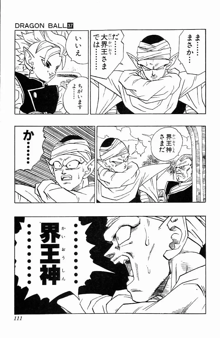 Chapitre 37 — Dragon Ball (Édition Japonaise) Vol. 37 — page 111