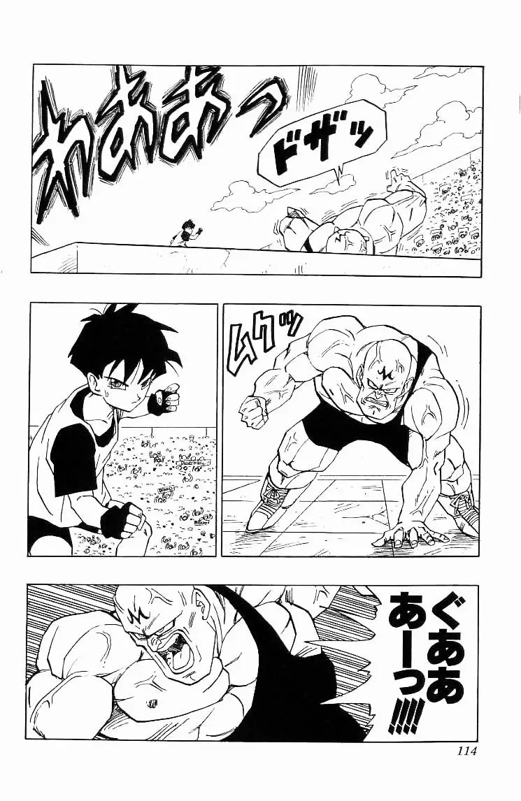 Chapitre 37 — Dragon Ball (Édition Japonaise) Vol. 37 — page 114