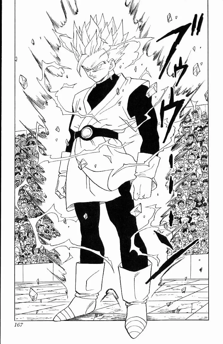 Chapitre 37 — Dragon Ball (Édition Japonaise) Vol. 37 — page 167