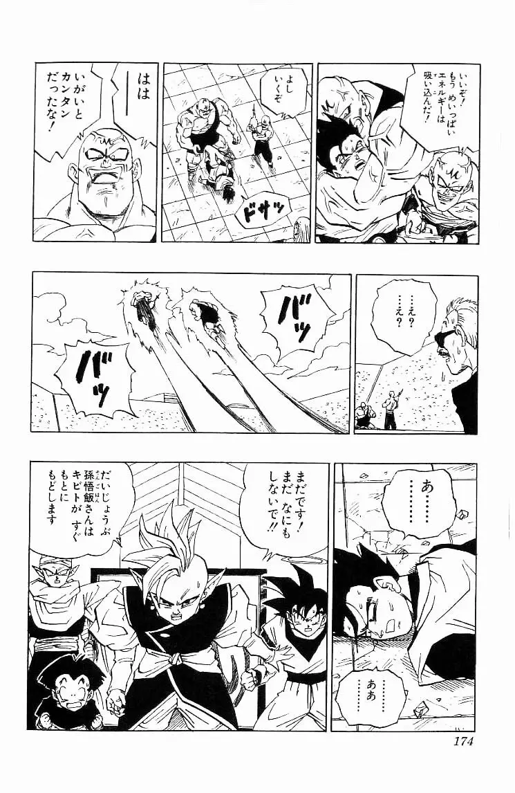 Chapitre 37 — Dragon Ball (Édition Japonaise) Vol. 37 — page 174
