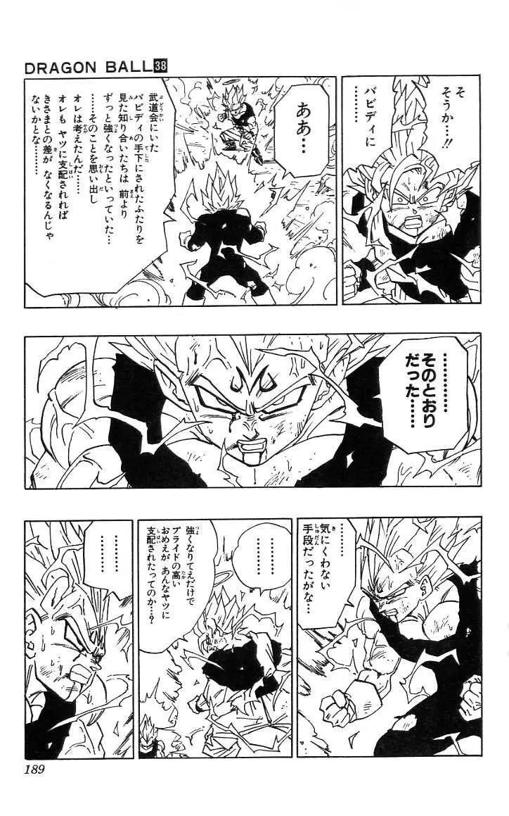 Chapitre 38 — Dragon Ball (Édition Japonaise) Vol. 38 — page 190