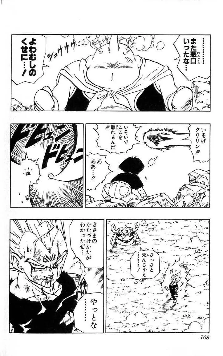 Chapitre 39 — Dragon Ball (Édition Japonaise) Vol. 39 — page 109
