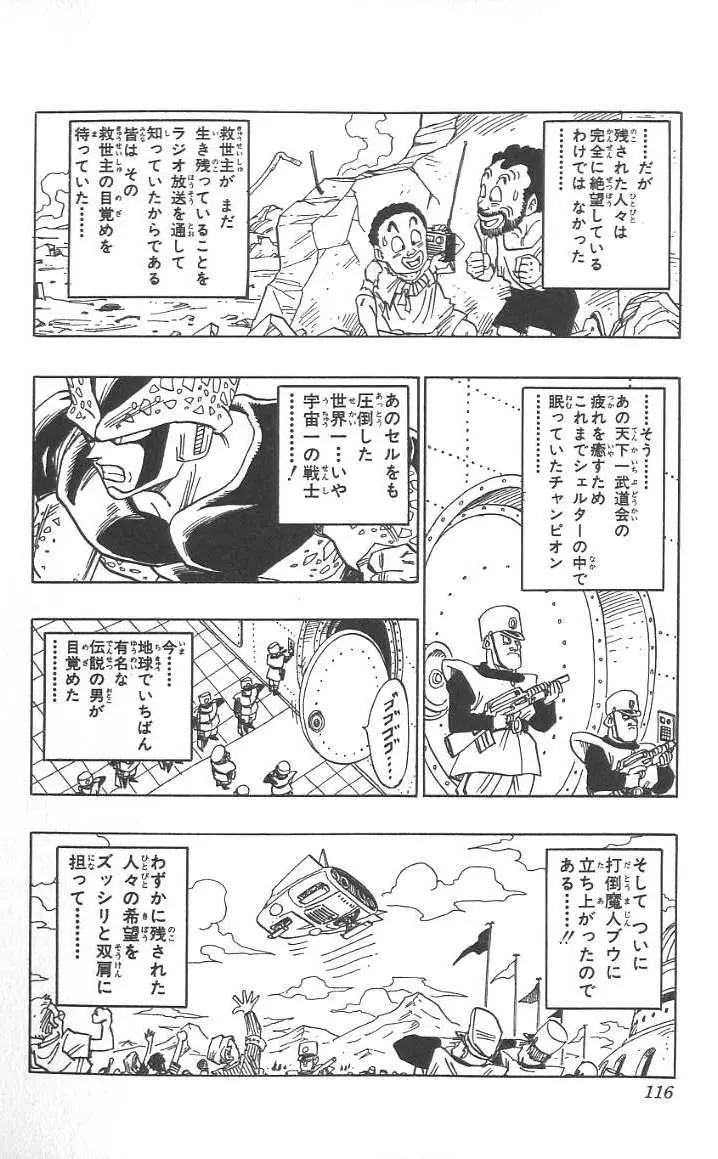 Chapitre 40 — Dragon Ball (Édition Japonaise) Vol. 40 — page 117