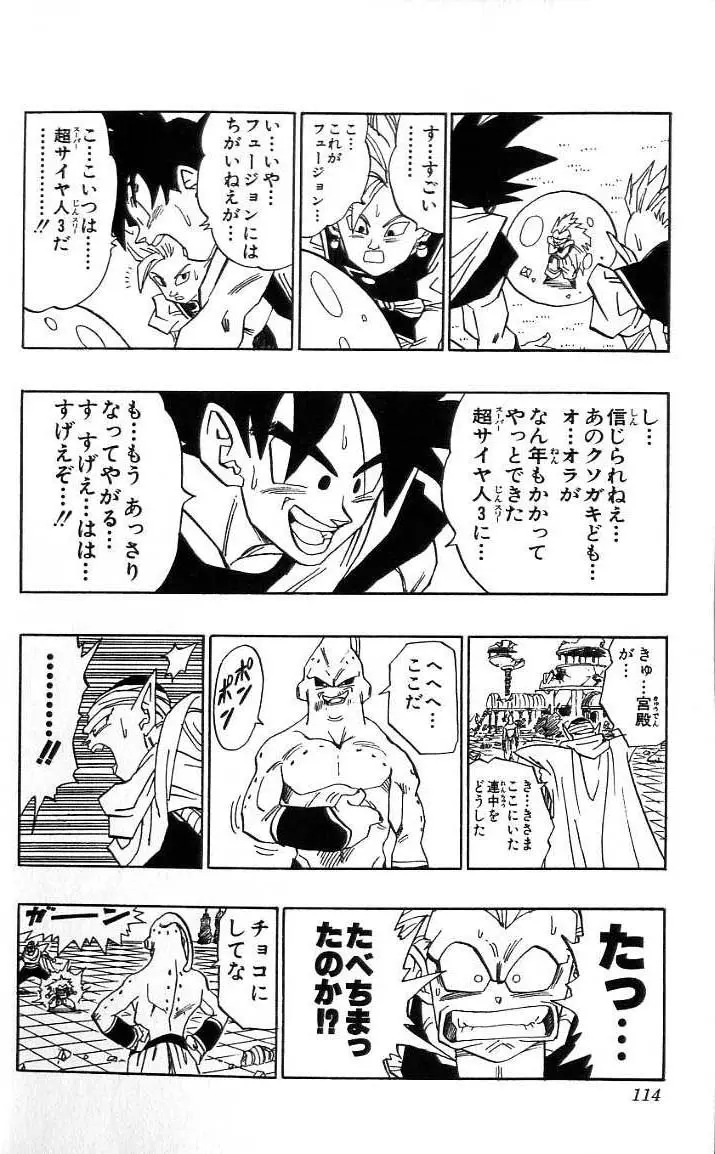 Chapitre 41 — Dragon Ball (Édition Japonaise) Vol. 41 — page 115