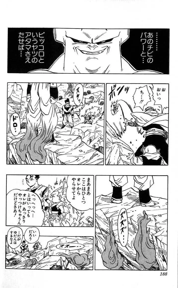 Chapitre 41 — Dragon Ball (Édition Japonaise) Vol. 41 — page 189