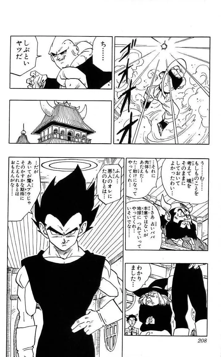 Chapitre 41 — Dragon Ball (Édition Japonaise) Vol. 41 — page 209