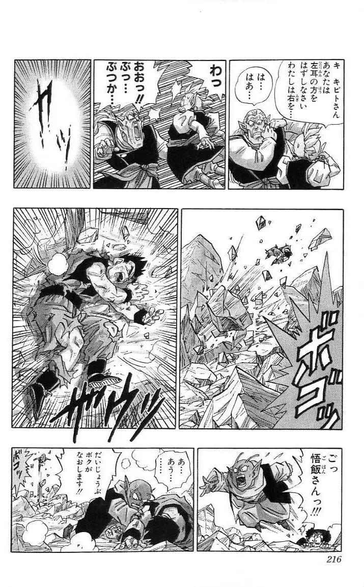 Chapitre 41 — Dragon Ball (Édition Japonaise) Vol. 41 — page 217