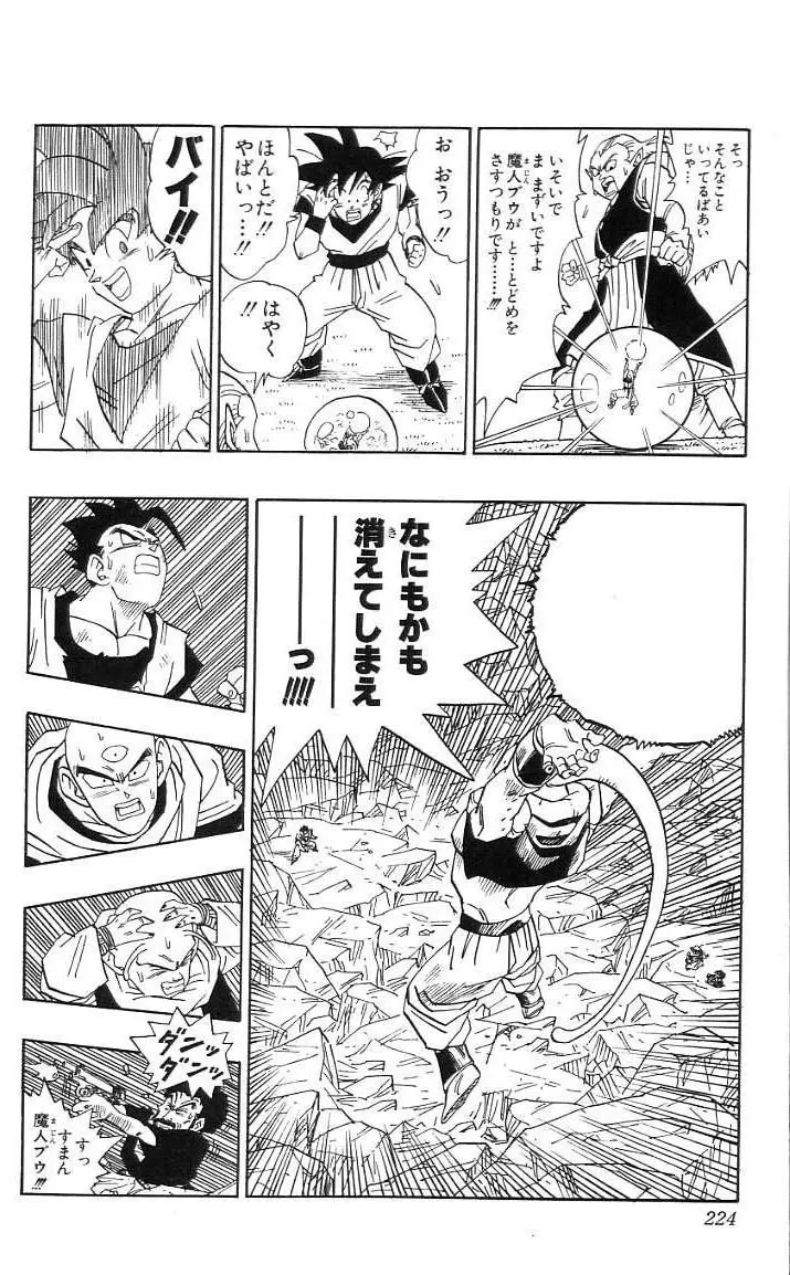 Chapitre 41 — Dragon Ball (Édition Japonaise) Vol. 41 — page 225