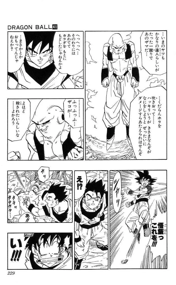 Chapitre 41 — Dragon Ball (Édition Japonaise) Vol. 41 — page 230