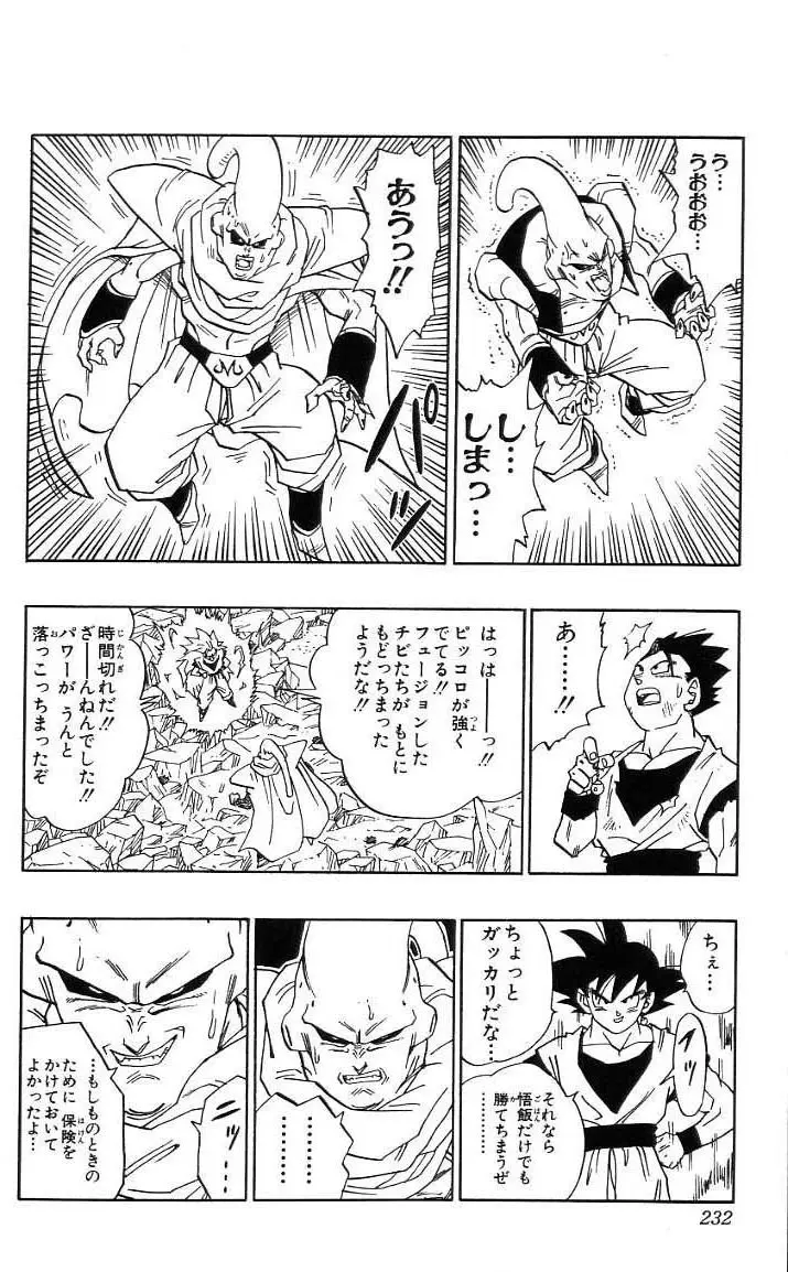 Chapitre 41 — Dragon Ball (Édition Japonaise) Vol. 41 — page 233