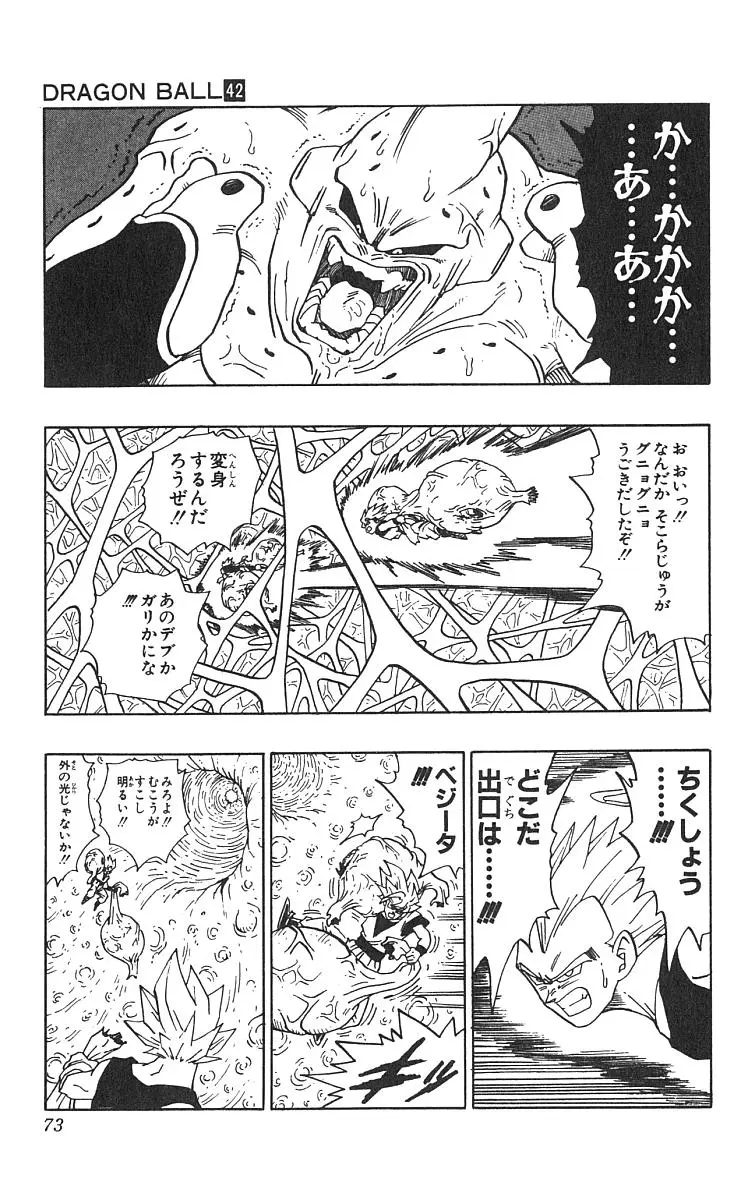 Chapitre 42 — Dragon Ball (Édition Japonaise) Vol. 42 — page 74