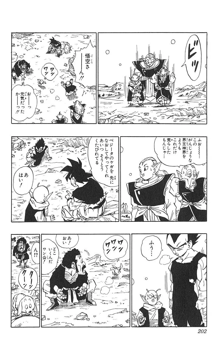 Chapitre 42 — Dragon Ball (Édition Japonaise) Vol. 42 — page 203