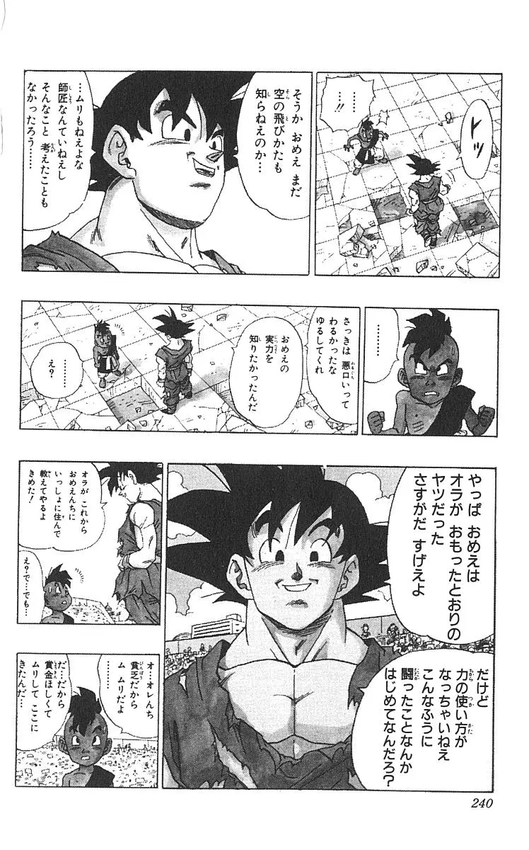 Chapitre 42 — Dragon Ball (Édition Japonaise) Vol. 42 — page 241
