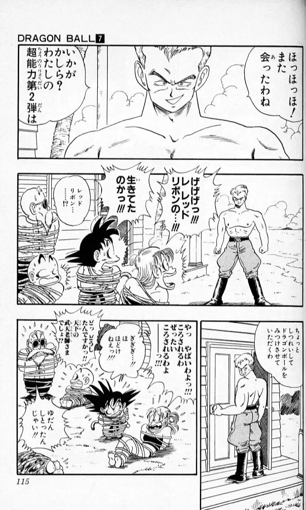 Chapitre 7 — Dragon Ball (Édition Japonaise) Vol. 7 — page 114