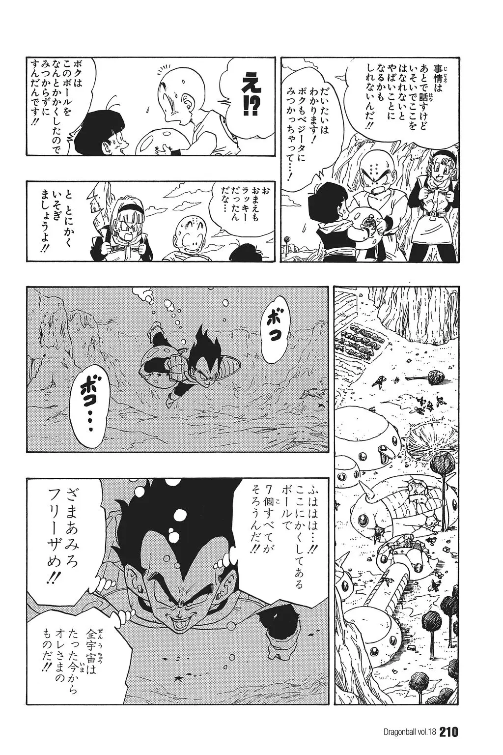 Chapitre 18 — Dragon Ball Kanzenban Vol. 18 — page 215