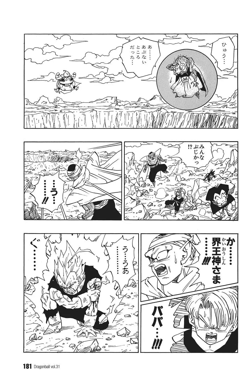 Chapitre 31 — Dragon Ball Kanzenban Vol. 31 — page 185