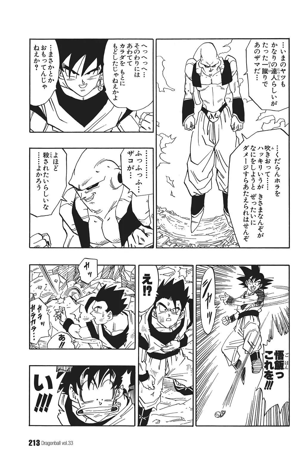 Chapitre 33 — Dragon Ball Kanzenban Vol. 33 — page 218