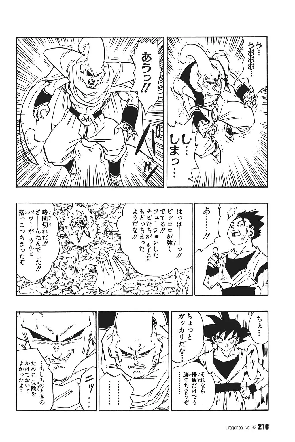 Chapitre 33 — Dragon Ball Kanzenban Vol. 33 — page 221