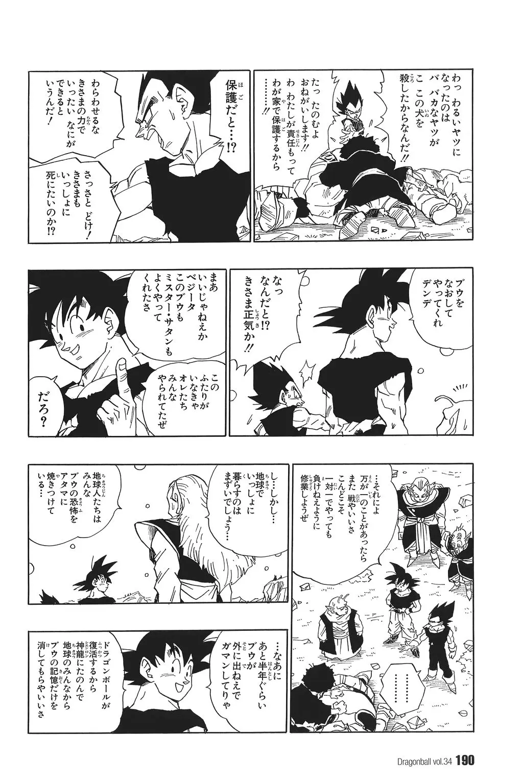 Chapitre 34 — Dragon Ball Kanzenban Vol. 34 — page 195