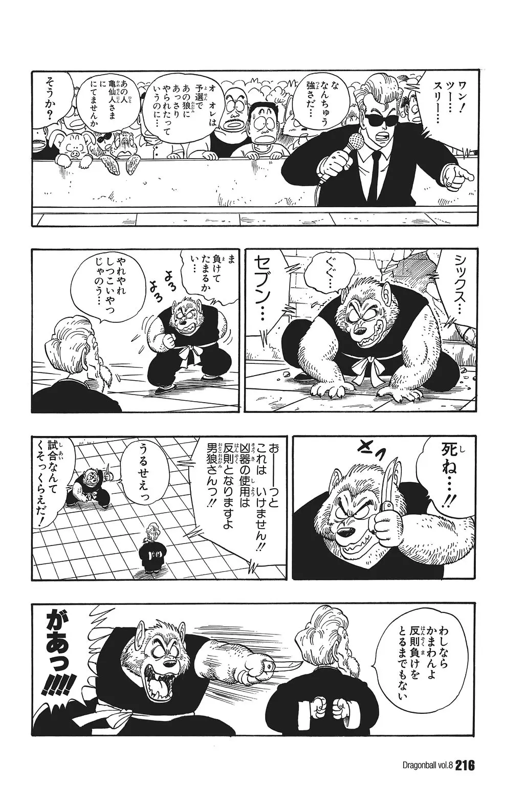 Chapitre 8 — Dragon Ball Kanzenban Vol. 8 — page 221
