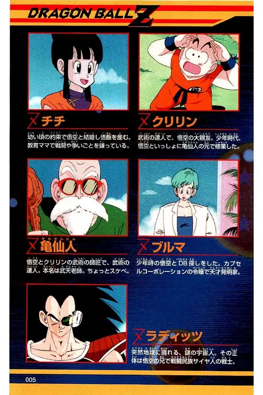 Chapitre 1 — Dragon Ball Z TV Anime Comics Vol. 1 — サイヤ人編 巻一 — page 4