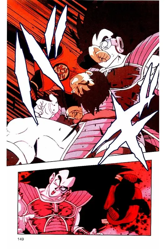Chapitre 1 — Dragon Ball Z TV Anime Comics Vol. 1 — サイヤ人編 巻一 — page 148