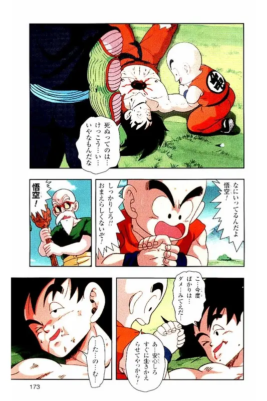 Chapitre 1 — Dragon Ball Z TV Anime Comics Vol. 1 — サイヤ人編 巻一 — page 172