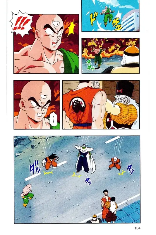 Chapitre 16 — Dragon Ball Z TV Anime Comics Vol. 16 — 人造人間編 巻一 — page 153