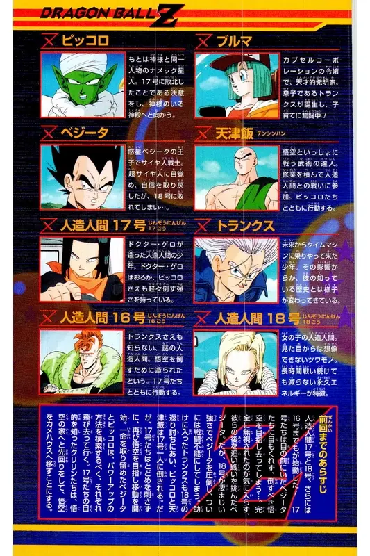 Chapitre 19 — Dragon Ball Z TV Anime Comics Vol. 19 — 人造人篇4 — page 4