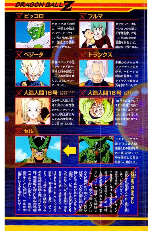 Chapitre 21 — Dragon Ball Z TV Anime Comics Vol. 21 — セルゲーム編 巻一 — page 4