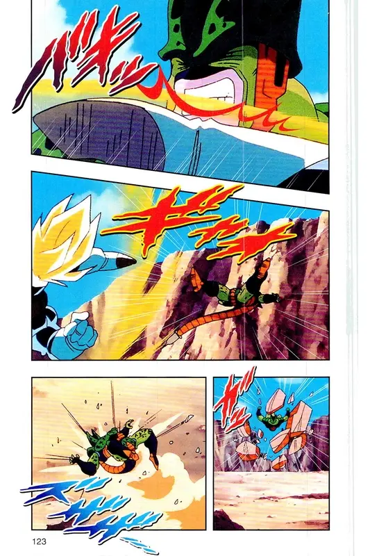 Chapitre 21 — Dragon Ball Z TV Anime Comics Vol. 21 — セルゲーム編 巻一 — page 122