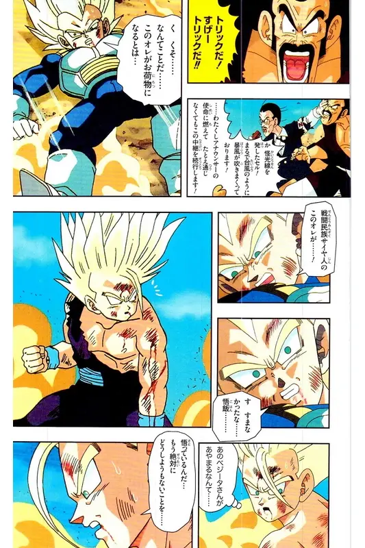 Chapitre 25 — Dragon Ball Z TV Anime Comics Vol. 25 — 沙鲁游戏篇5 — page 34