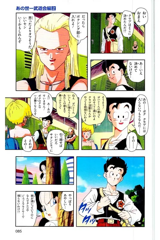 Chapitre 27 — Dragon Ball Z TV Anime Comics Vol. 27 — 另一个世界的第一武道会篇2 — page 84