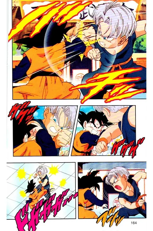 Chapitre 28 — Dragon Ball Z TV Anime Comics Vol. 28 — 魔人ブウ復活編 巻一 — page 163