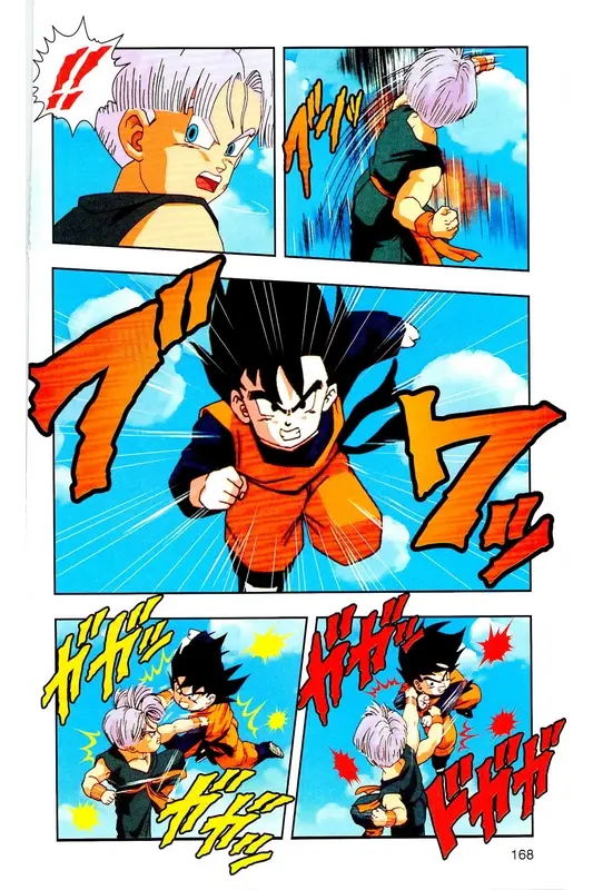 Chapitre 28 — Dragon Ball Z TV Anime Comics Vol. 28 — 魔人ブウ復活編 巻一 — page 167